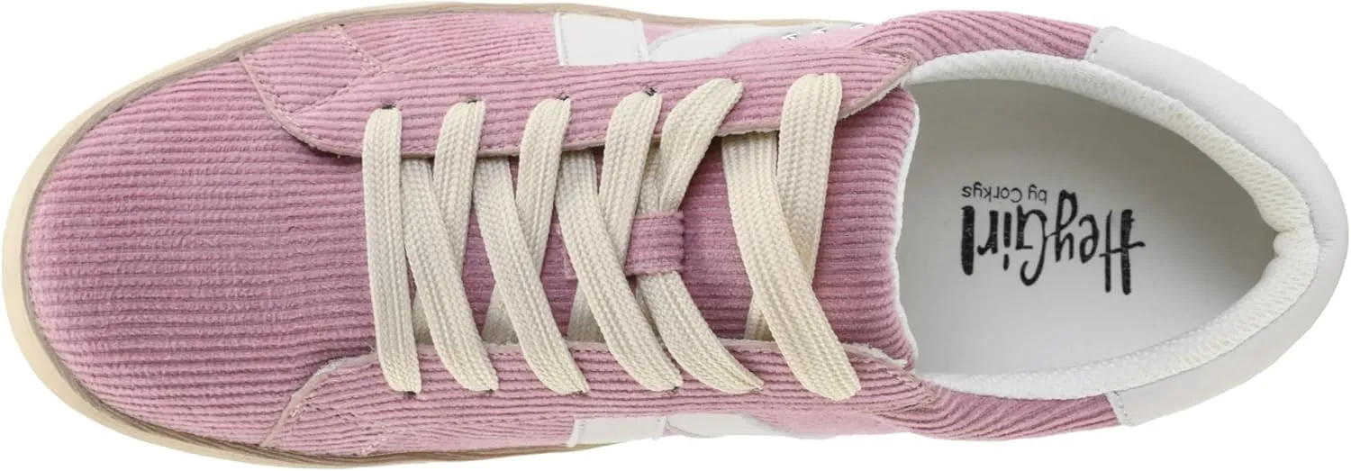 Corkys Footwear Hey Girl Womens No Chaser Fashion Sneaker - with Comfortable Cushioned Insoles for All Day wear, Studs and Stripes, and a lace-up Design