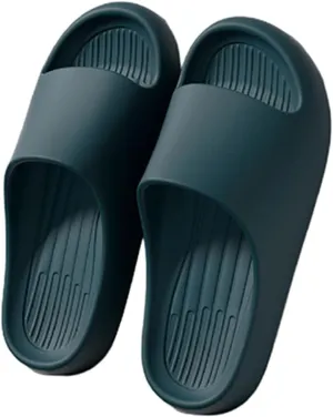 Couple's Cool Slippers,Lightweight Non slip Cloud Slippers for EVA Open Toe Shower Shoes Bathroom Sandals Non-Slip House Slippers Indoor & Outdoor
