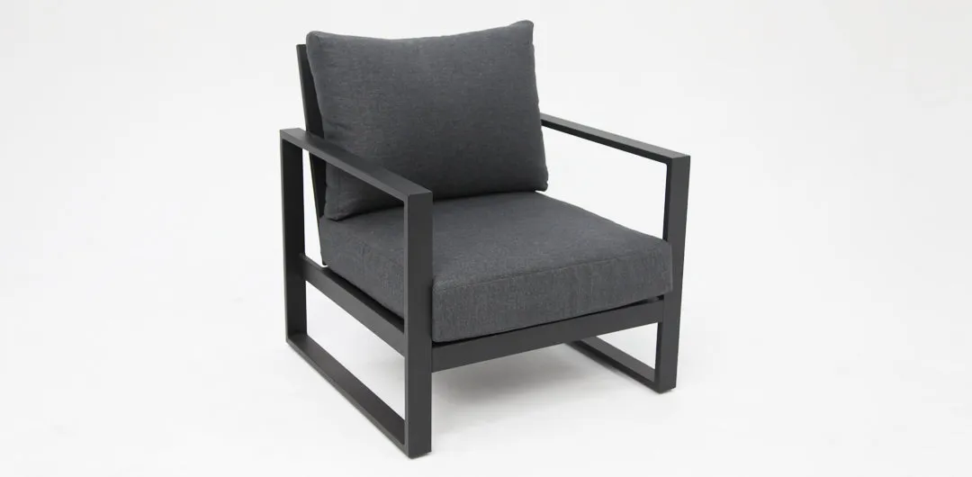Dallas 311LD Lounge Setting - Black