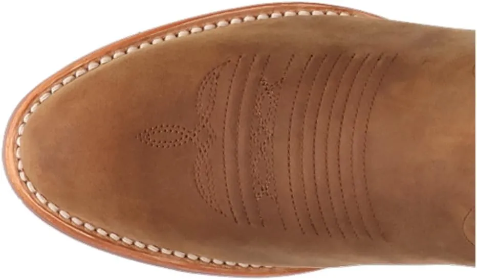 Dan Post Boots Mens Neeley Embroidered Round Toe Pull On Casual Boots Mid Calf - Brown