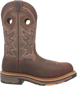 Dan Post Mens Kirk 11 Inch Waterproof Soft Toe Work/Duty - Brown
