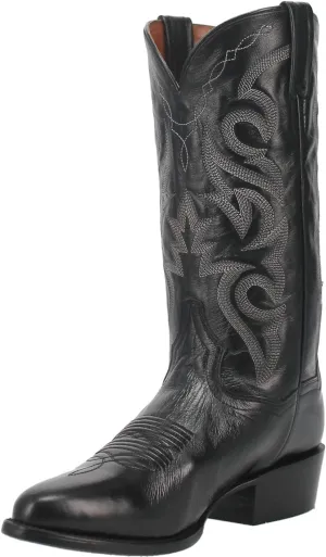 Dan Post Mens Milwaukee Round Toe Casual Boots Mid Calf - Black - Size 11 D