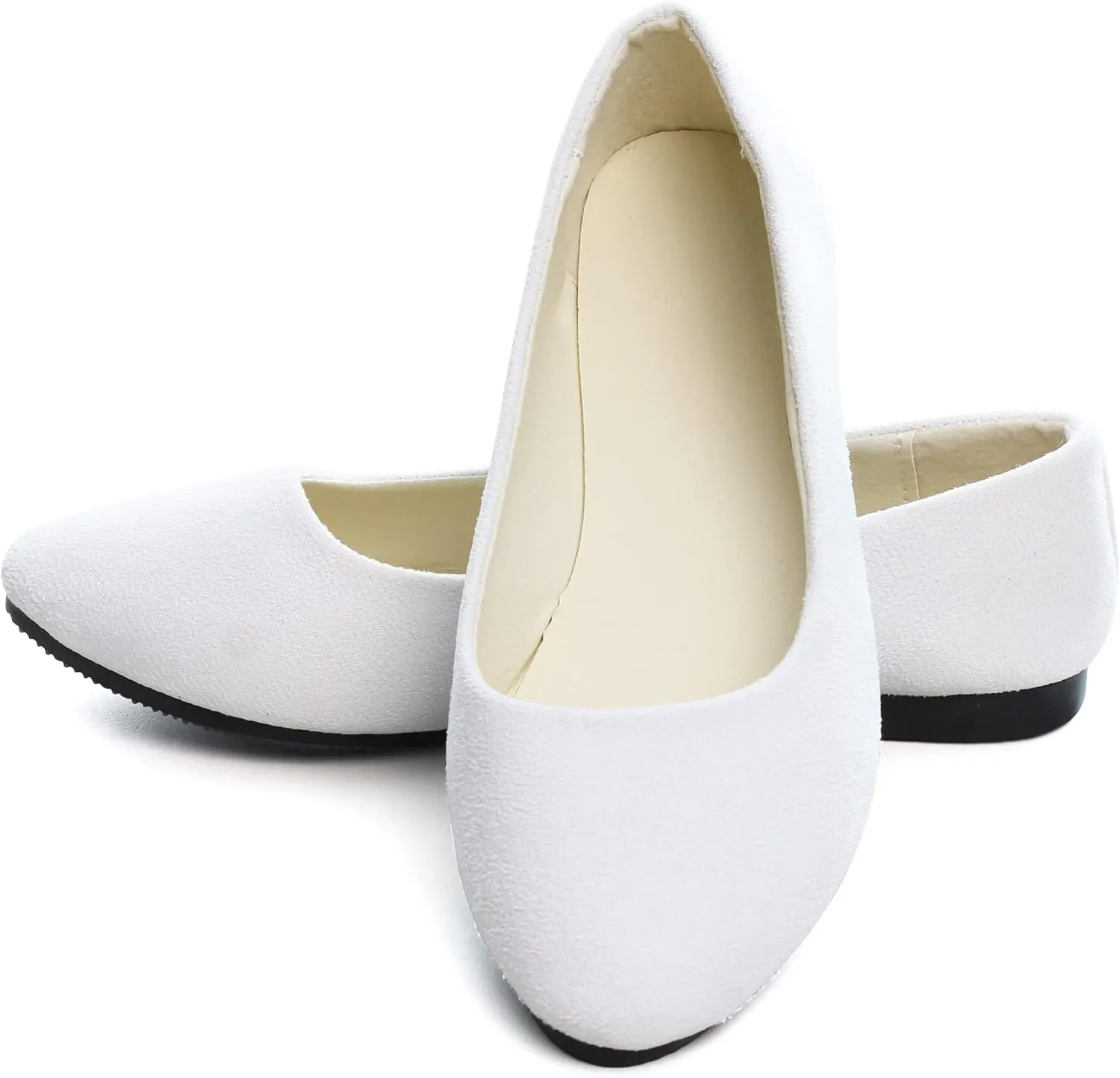 Dear Time Women Block Heel PU Pointed Toe Pumps Shoes