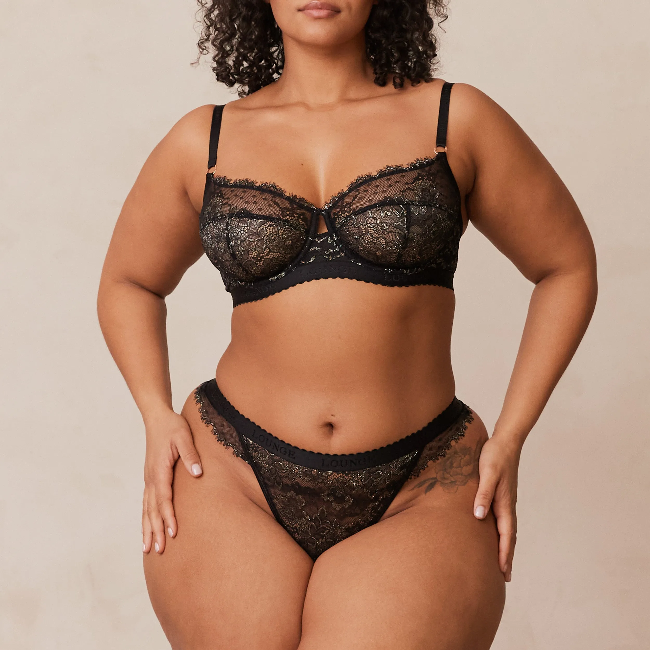 Desire Balcony Soutien-Gorge - Noir