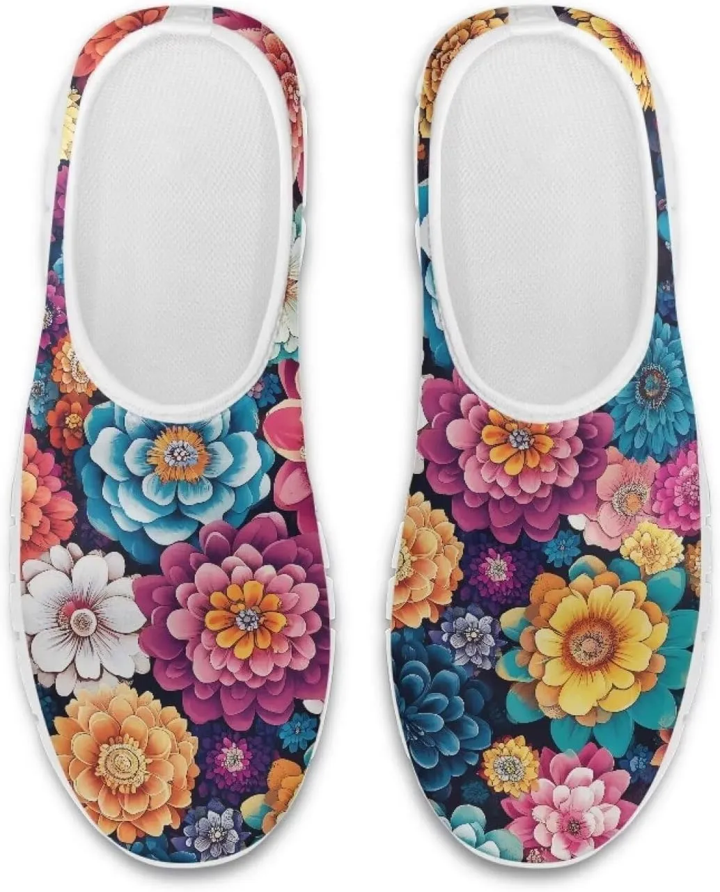 Doojoayie Art Printed Women Slip On Shoes for Ladies Tennis Shoes Daily Casual Footwear