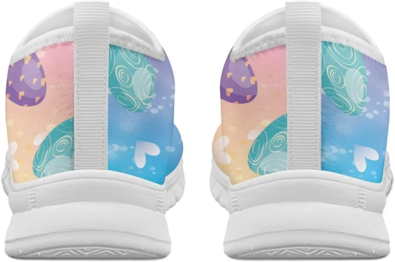 Doojoayie Slip On Shoes Women Wide Width Workout Sneakers for Teens Casual Wear