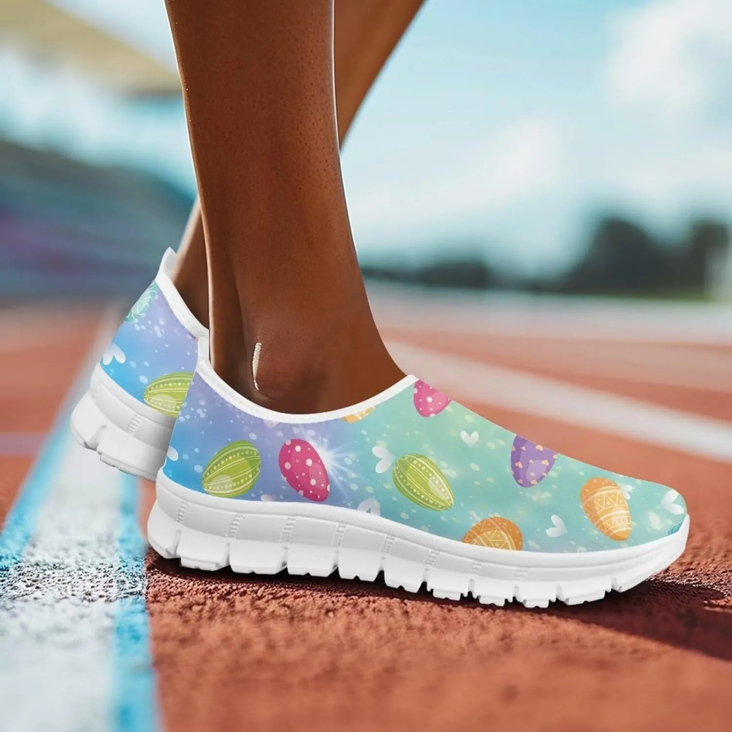 Doojoayie Slip On Shoes Women Wide Width Workout Sneakers for Teens Casual Wear