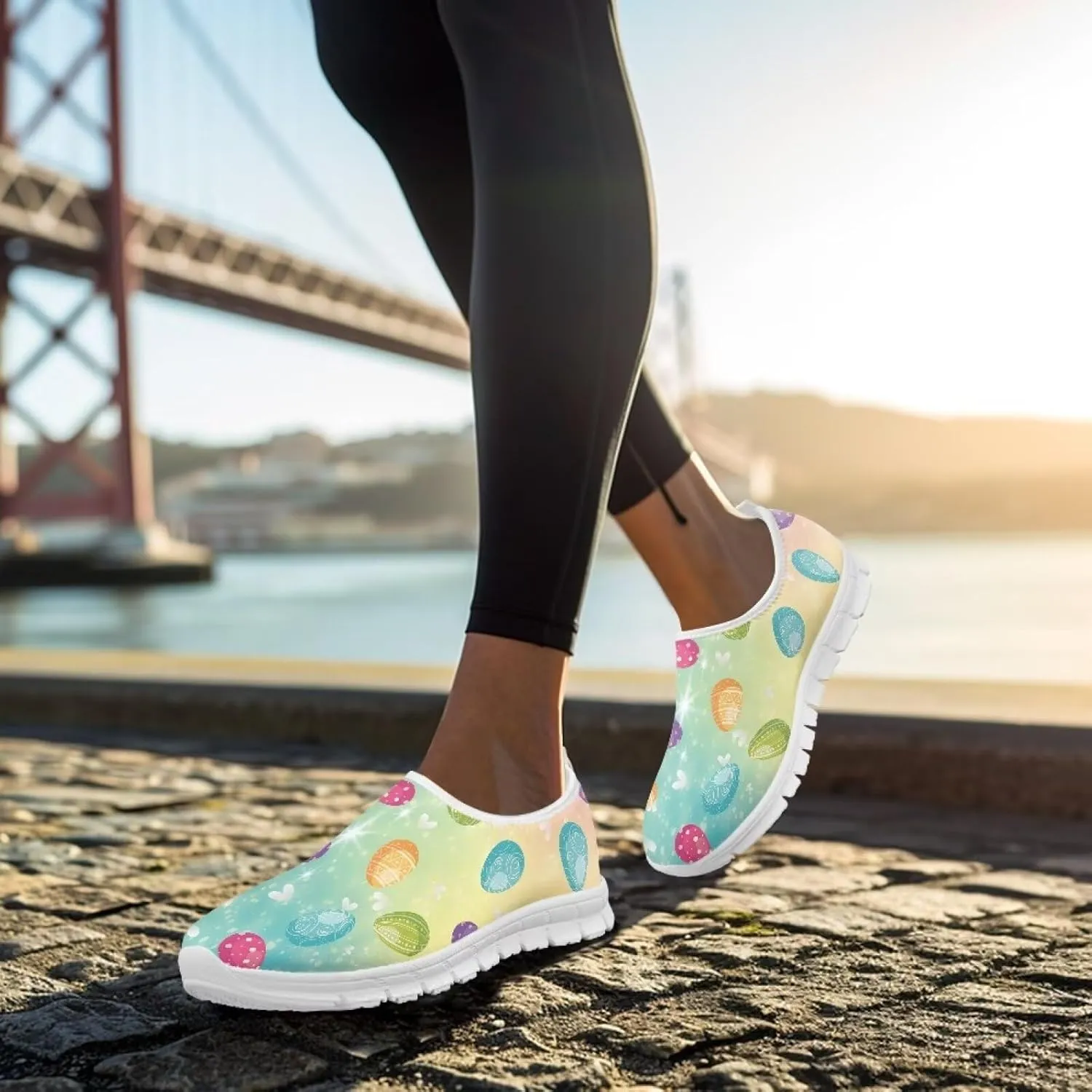 Doojoayie Slip On Shoes Women Wide Width Workout Sneakers for Teens Casual Wear