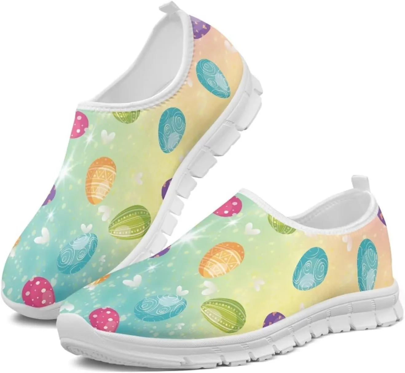 Doojoayie Slip On Shoes Women Wide Width Workout Sneakers for Teens Casual Wear