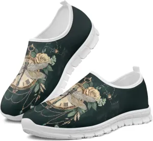 Doojoayie Womens Slip On Walking Shoes Comfort Flats Workout Jogging Driving Shoes