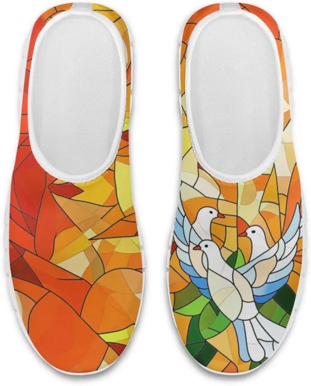 Doojoayie Womens Slip On Walking Shoes Comfort Flats Workout Jogging Driving Shoes