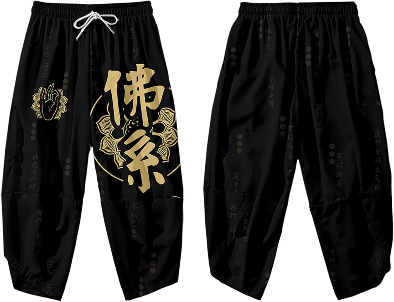 DOSLAVIDA Men's Japanese Kimono Jacket Set Stylish Open Front Coat With Shorts Chinese Style Printed Cardigan Suits