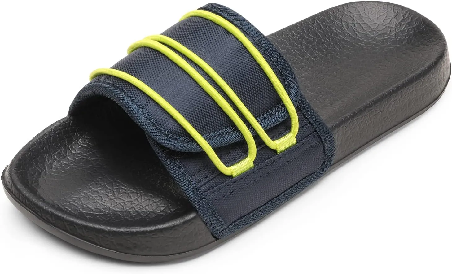 DREAM PAIRS Boys Girls Slides Sandals Hook and Loop Slip On Summer Beach Water Shoes Toddler/Little Kids