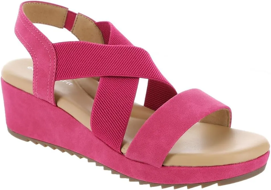 Easy Spirit Women's Lucille7 Wedge Sandal