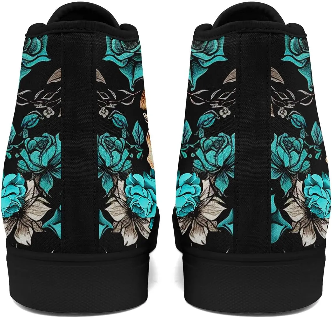 Fashion Skull High-Top Canvas Shoes for Men Women -Unique Vibrant High Top Sneakers Comfortable Casual Shoes