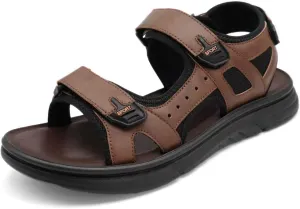 Finishing & Sewing Men's Sport Sandals with Adjustable Straps, Comfort Outdoor Athletic Walking Summer Sandals
