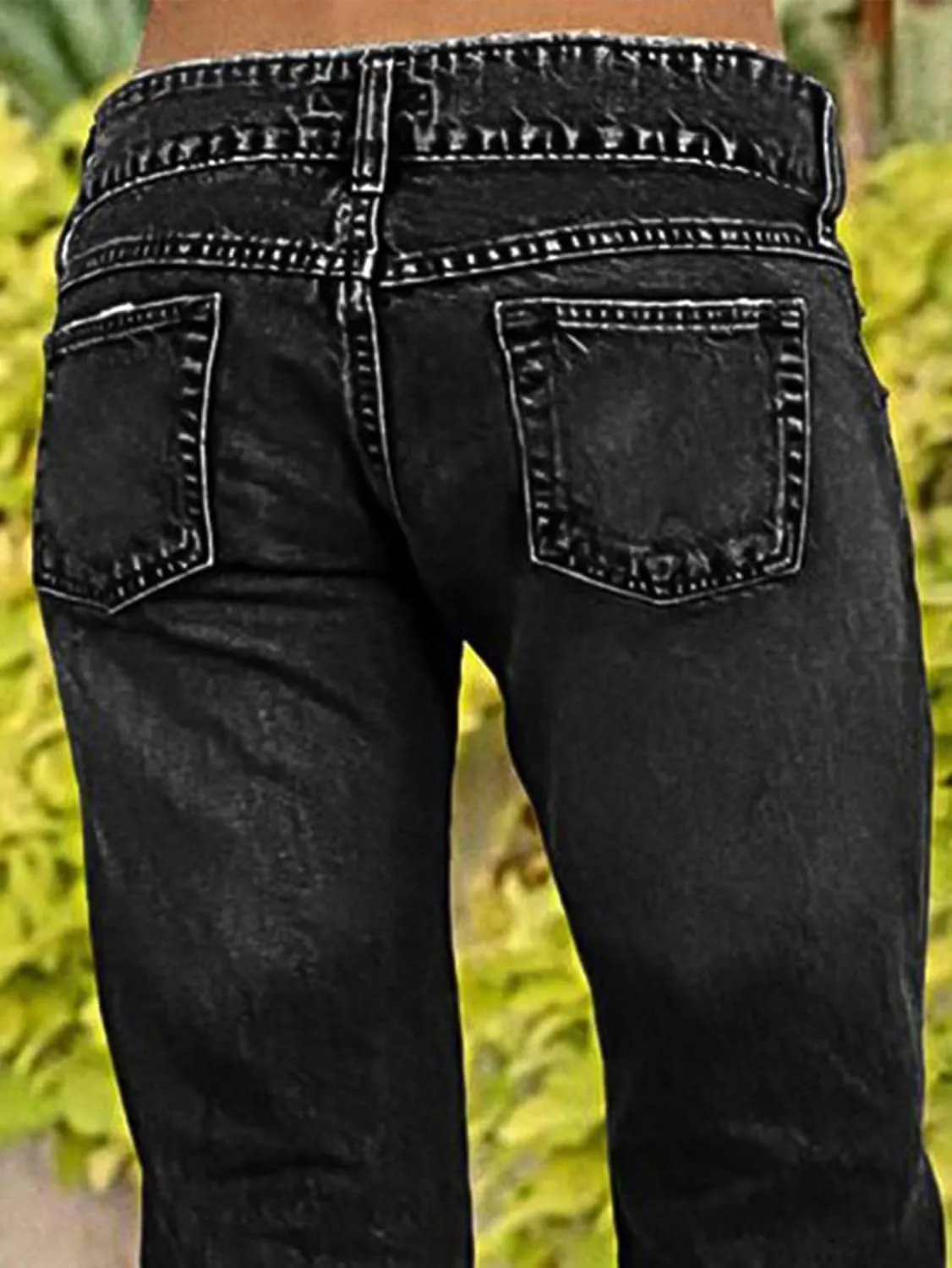 Flamingals Low Rise Flare Jeans for Women Trendy Y2K Button Side Bell Bottom Bootcut Jeans