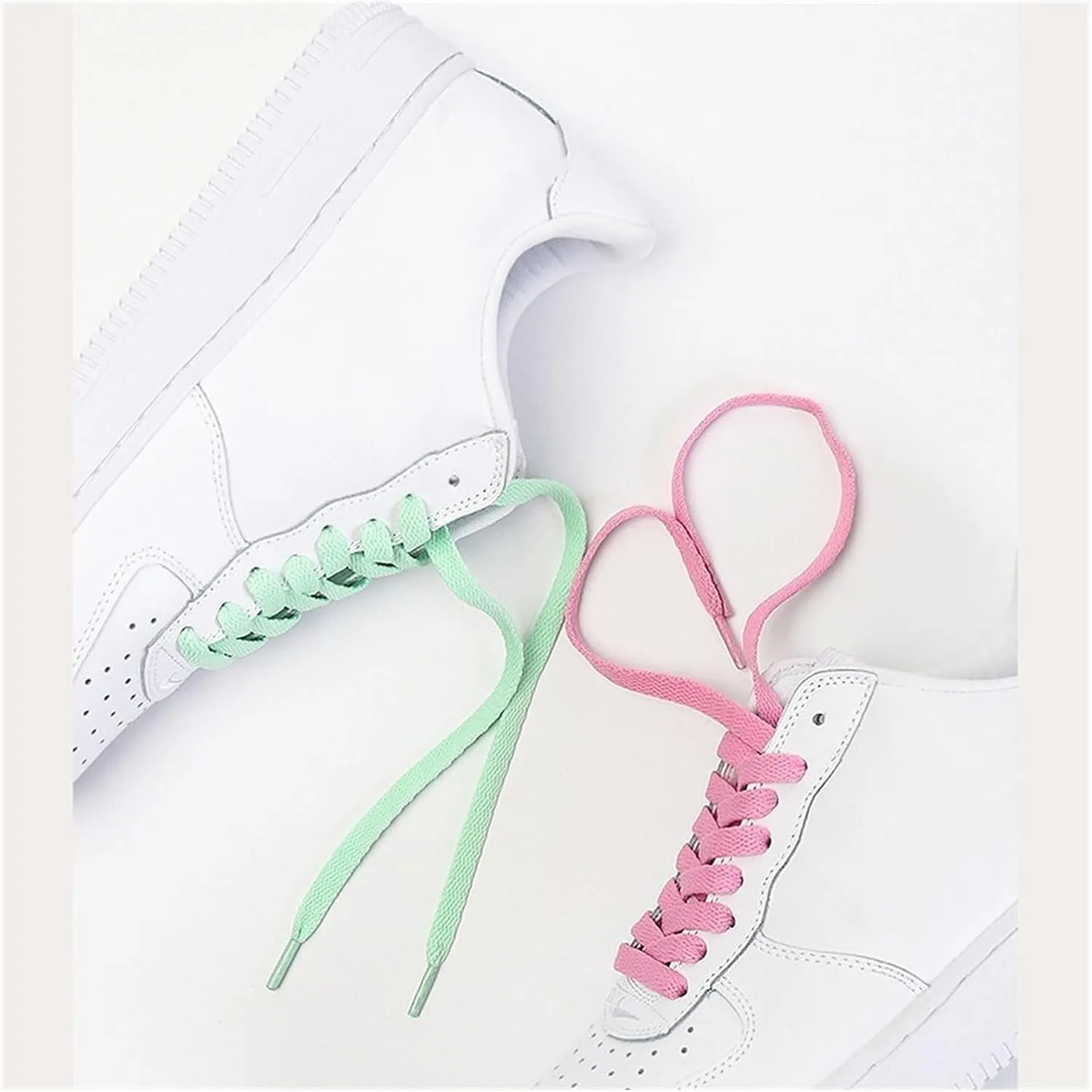 Flat Shoelaces Rubber Banf For Athletic Shoe Casual Shoes Lace For Sneakers College Style Shoestring For Men Women