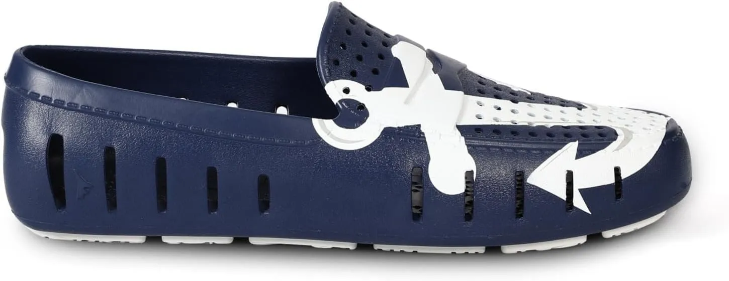 Floafers Men's Country Club Driver Print Boat Shoe