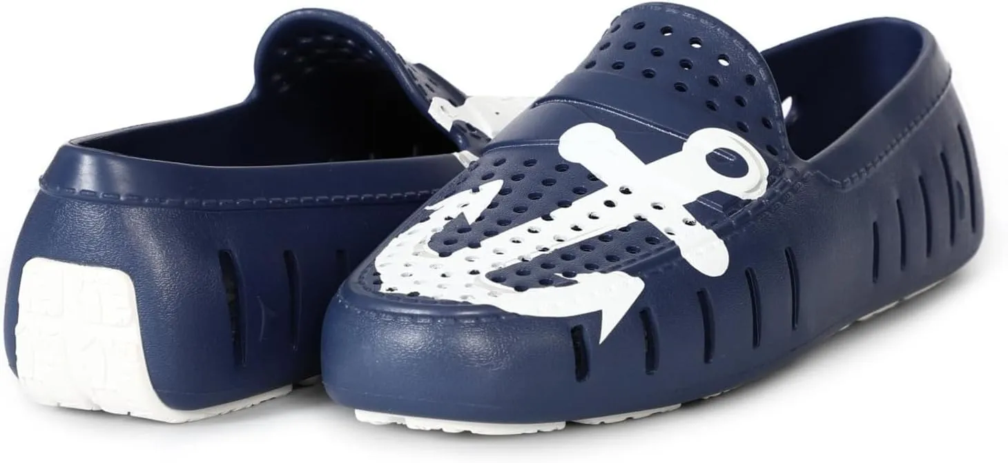 Floafers Men's Country Club Driver Print Boat Shoe