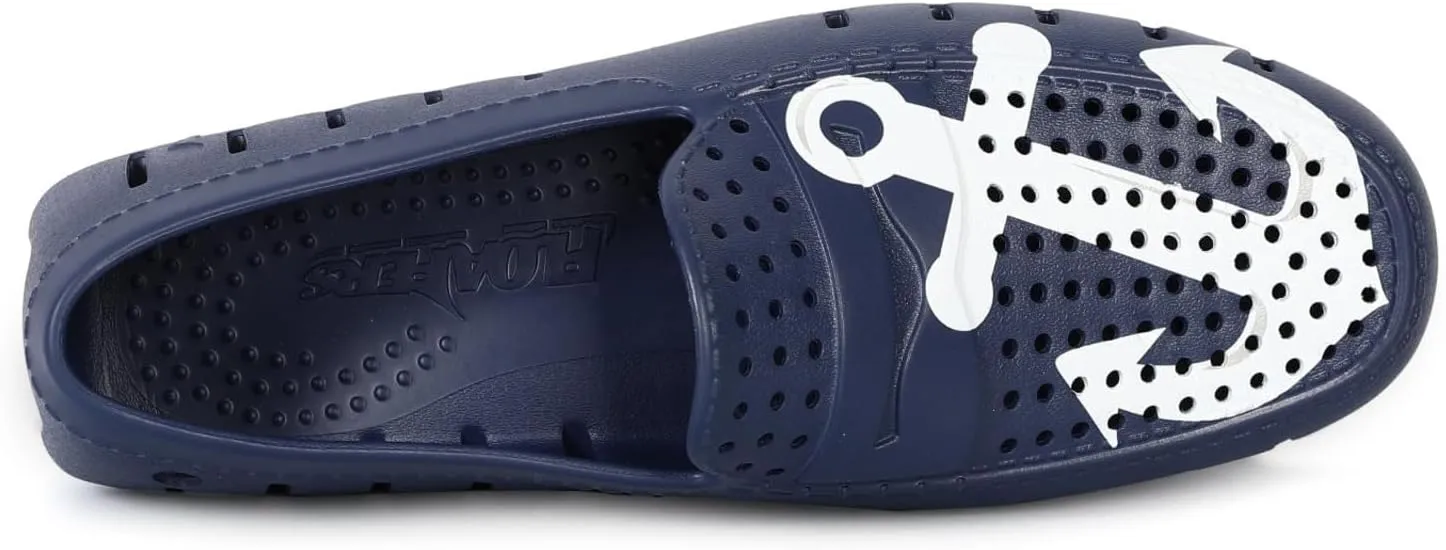 Floafers Men's Country Club Driver Print Boat Shoe