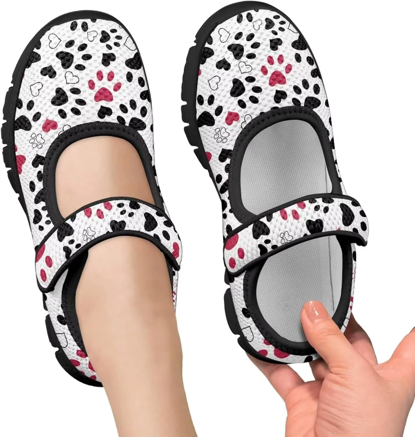 Forchrinse Toddler Girls Mary Jane Flats,Breathable Slip on Comfort Dragonfly Platform Mary Jane for Kids Dress Shoes School Walking Shoes