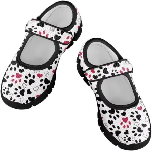 Forchrinse Toddler Girls Mary Jane Flats,Breathable Slip on Comfort Dragonfly Platform Mary Jane for Kids Dress Shoes School Walking Shoes
