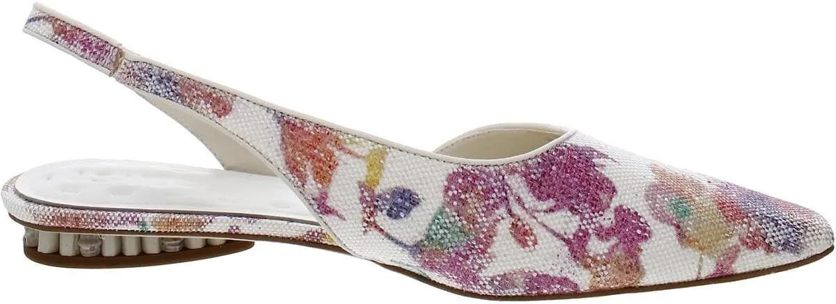 Franco Sarto Women's Riva Pointed Toe Slilngback Flats Ballet