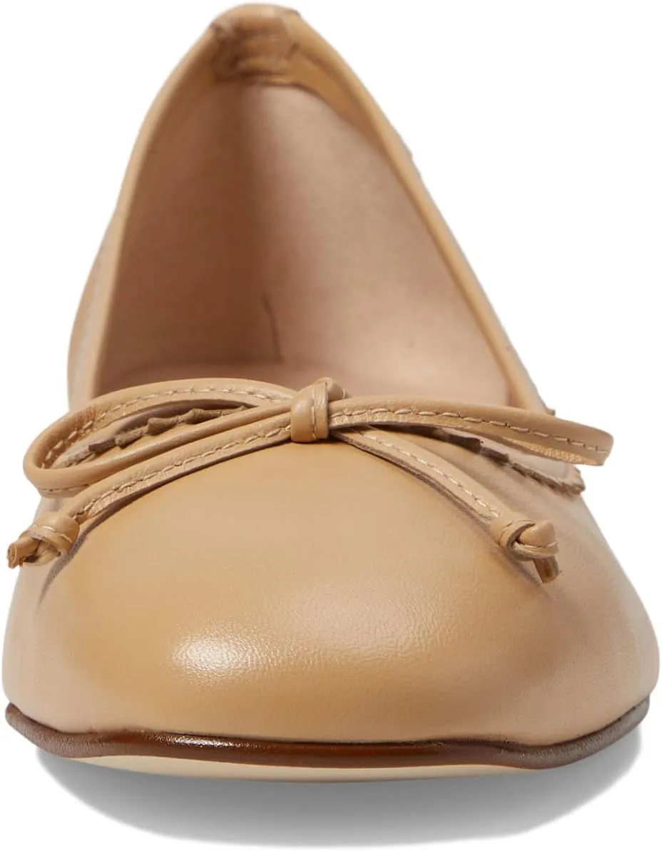 French Sole Jasmine - Flats for Women - Closed Toe - Rubber Outsole - Leather Lining - Microfiber Footbed