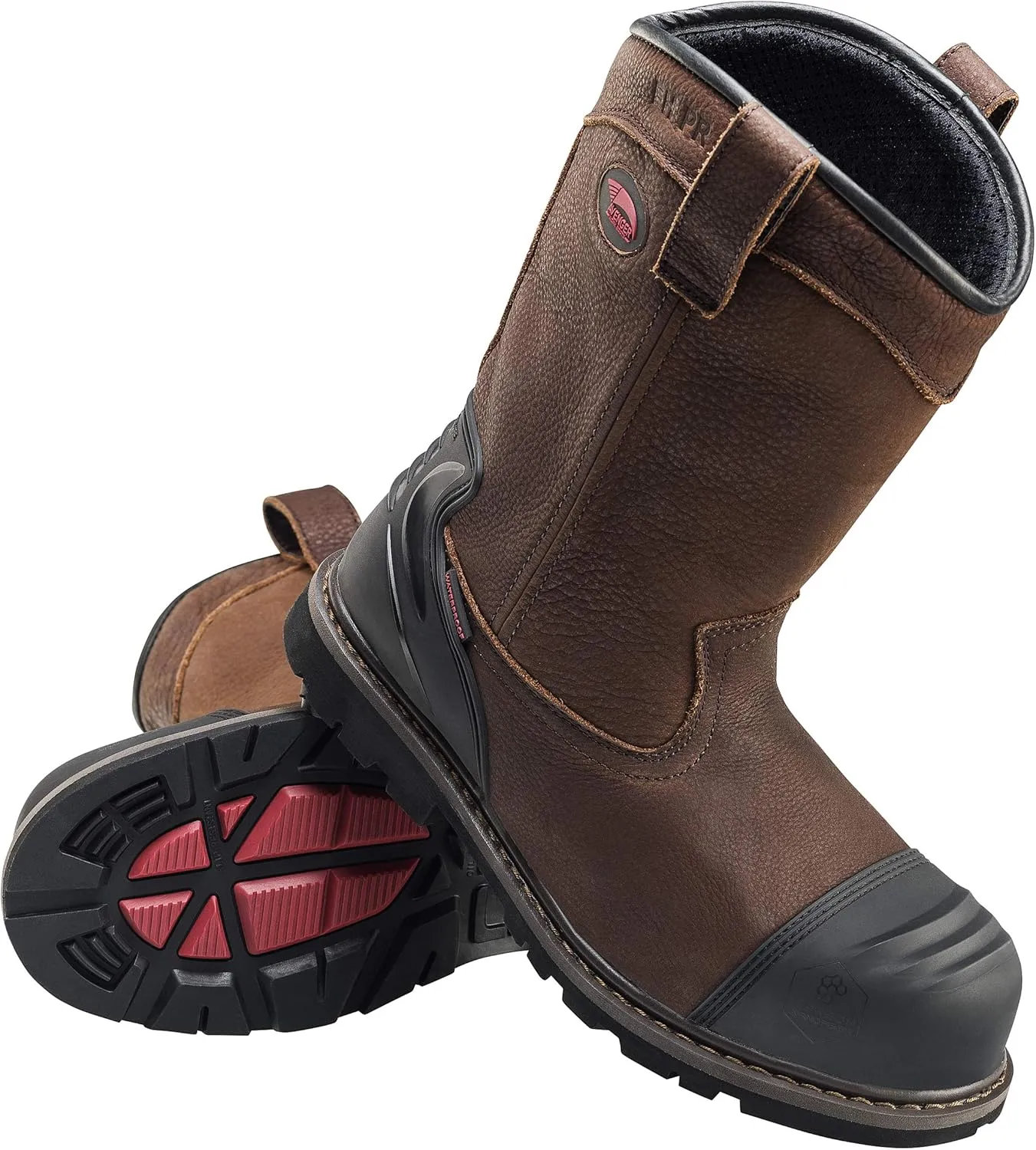 FSI FOOTWEAR SPECIALTIES INTERNATIONAL Men's 7896 Hammer 11" Wellington Met Carbon Toe Waterproof EH Work Boot