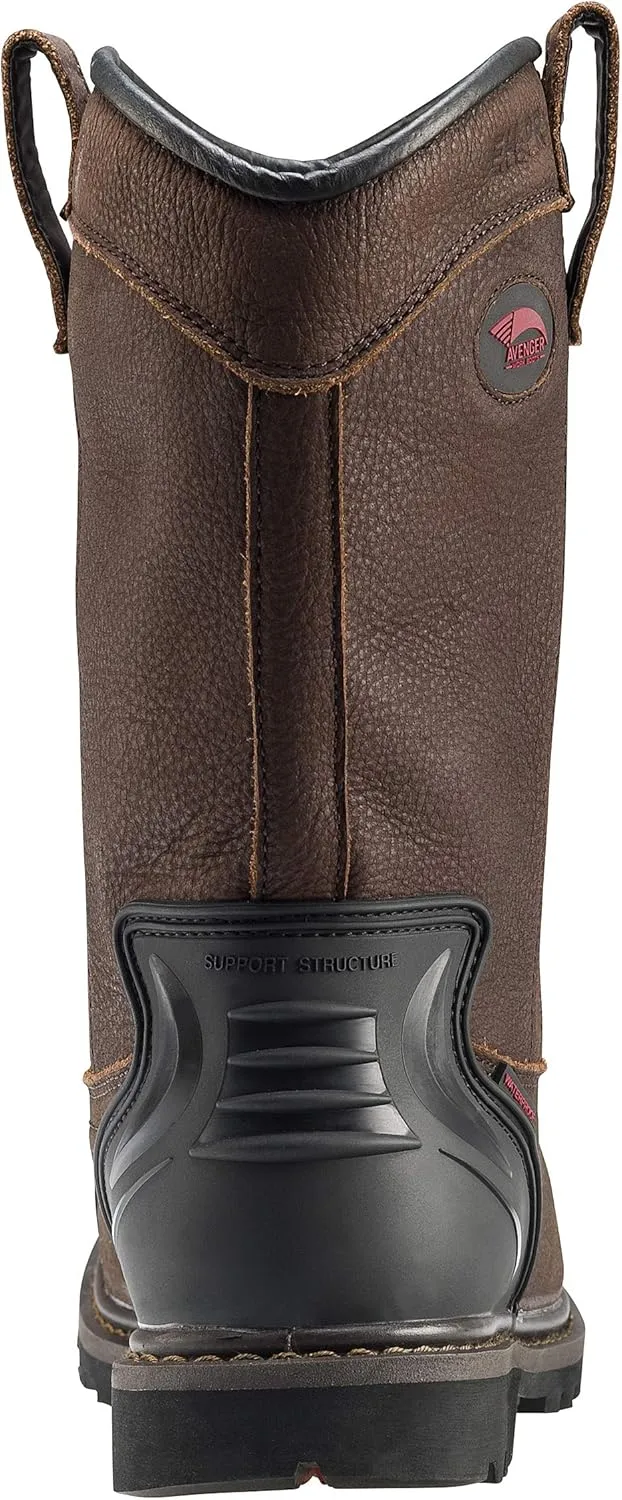 FSI FOOTWEAR SPECIALTIES INTERNATIONAL Men's 7896 Hammer 11" Wellington Met Carbon Toe Waterproof EH Work Boot