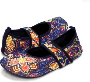 Futsole Women's Soft-Sided Shoes for Indoors/Outdoors, Foldable & Flexible Footwear for Sport, Exercise, Yoga or Travel, Dance Shoes
