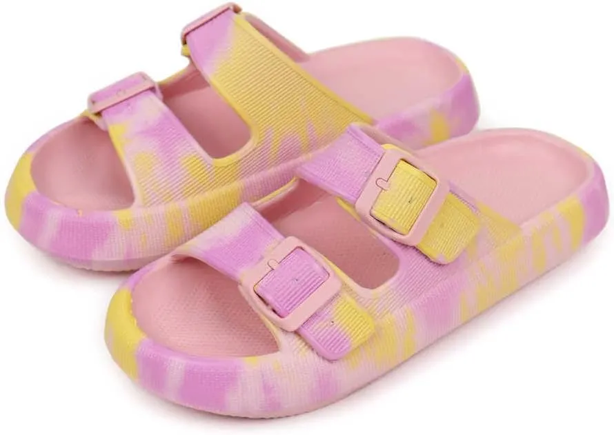 Genuine Pillow Slippers for Women and Men | House Slides Shower Sandals | Extremely Comfy | Cushioned Thick Sole | Cloud Slides | Lightweight Non-Slip Easy to Clean