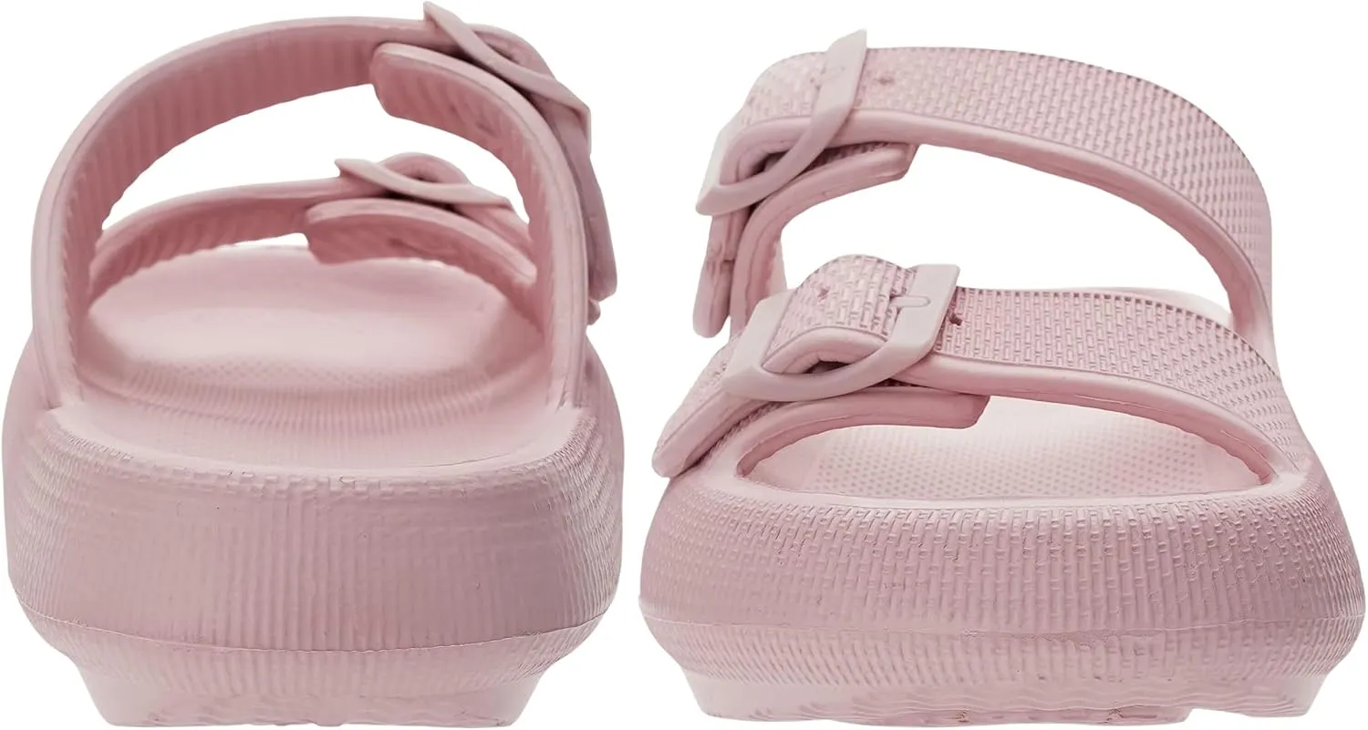 Genuine Pillow Slippers for Women and Men | House Slides Shower Sandals | Extremely Comfy | Cushioned Thick Sole | Cloud Slides | Lightweight Non-Slip Easy to Clean