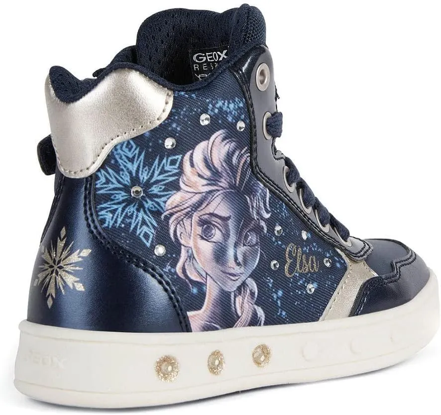 Geox Girl's J Skylin (Toddler/Little Big Kid) Sneakers