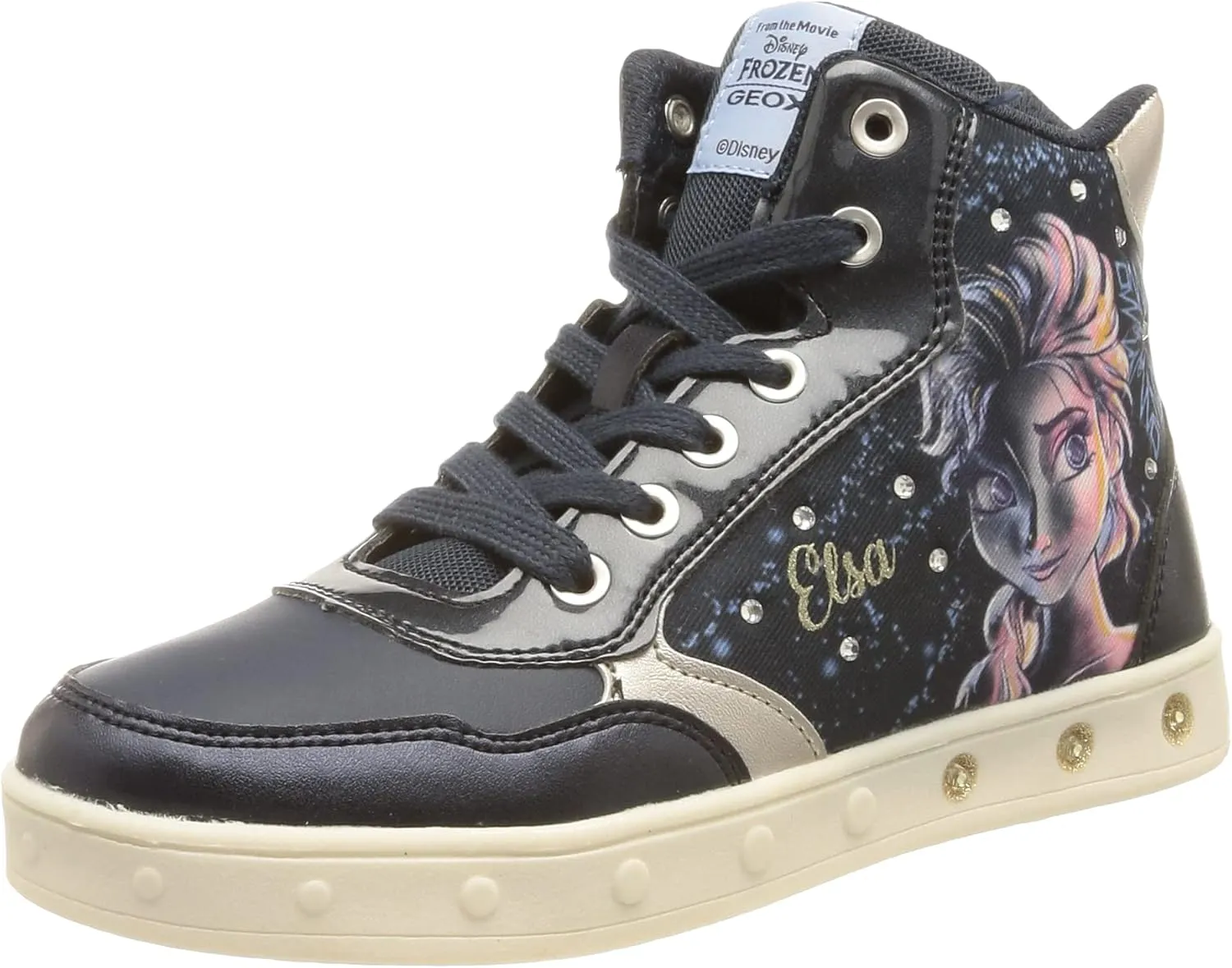 Geox Girl's J Skylin (Toddler/Little Big Kid) Sneakers