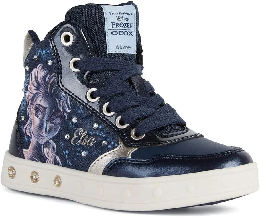 Geox Girl's J Skylin (Toddler/Little Big Kid) Sneakers