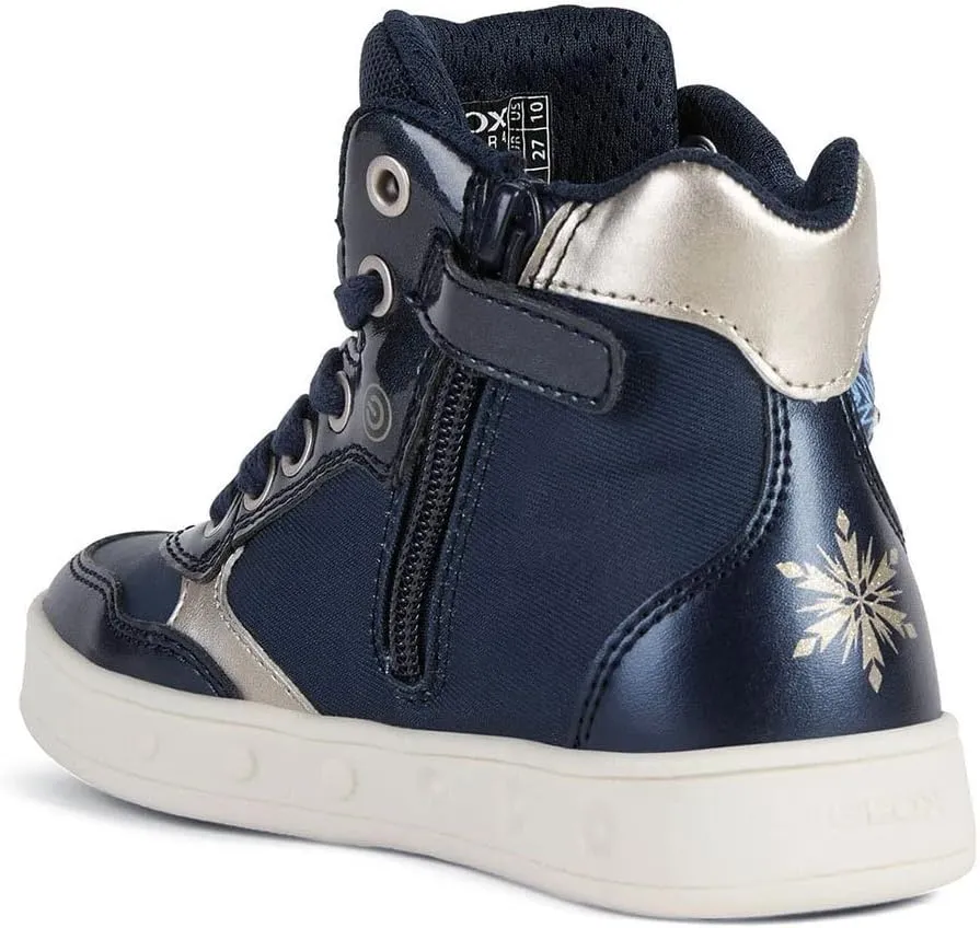 Geox Girl's J Skylin (Toddler/Little Big Kid) Sneakers
