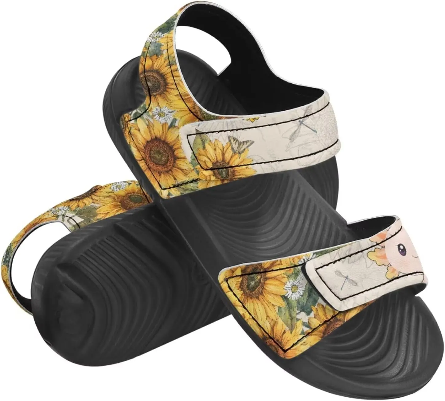 Girls Axolotl Sandals Summer Sport Athletic Sandals Leather Beach Water Shoes for Toddler/Little Kid/Big Kid