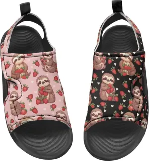 Girls Cat Sandals Cute Cartoon Kids Summer Outdoor Athletic Sport Water Sandals for School/Hiking/Beach