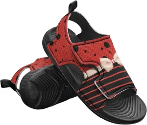 Girls Ladybug Sandals Kids Toddler Summer Hiking Water Shoes Open Toe Athletic Outdoor Sport Sandals