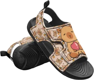 Girls Ladybug Sandals Kids Toddler Summer Hiking Water Shoes Open Toe Athletic Outdoor Sport Sandals