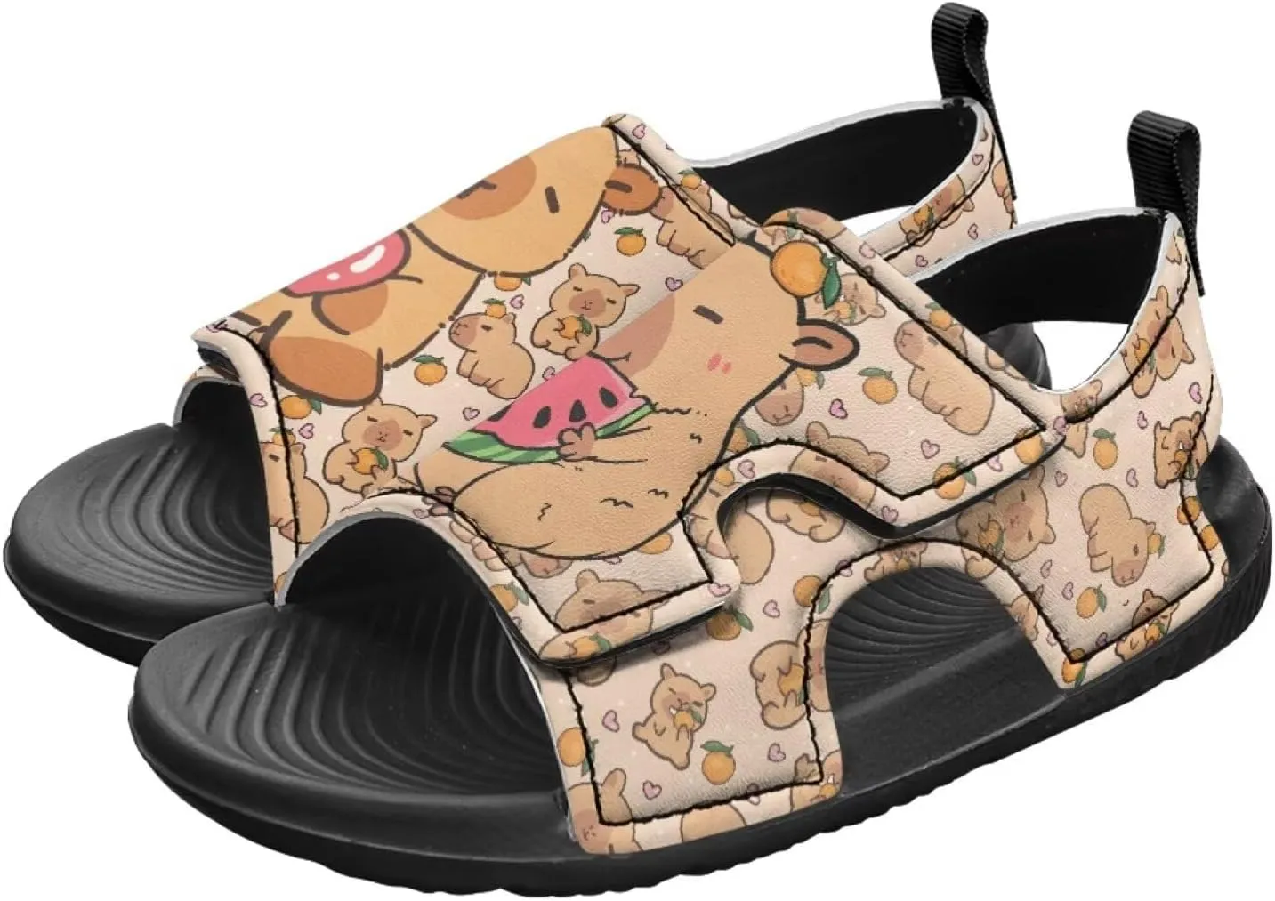 Girls Ladybug Sandals Kids Toddler Summer Hiking Water Shoes Open Toe Athletic Outdoor Sport Sandals