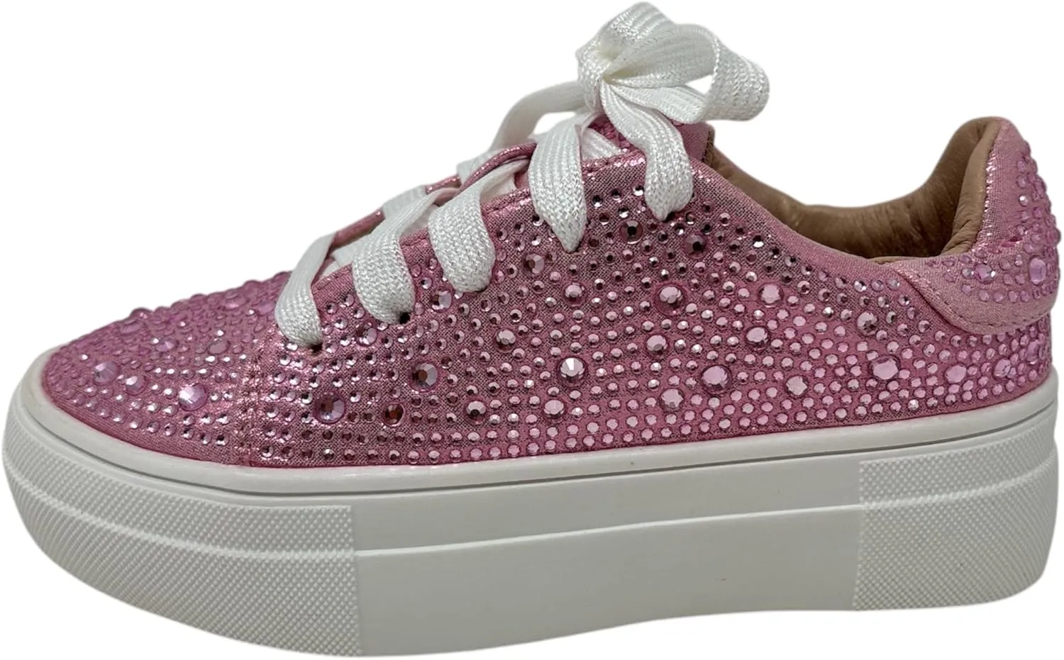 Girl's Rhinestone Flat Bling Fashion Tennis Sneakers Sidny Sneaker