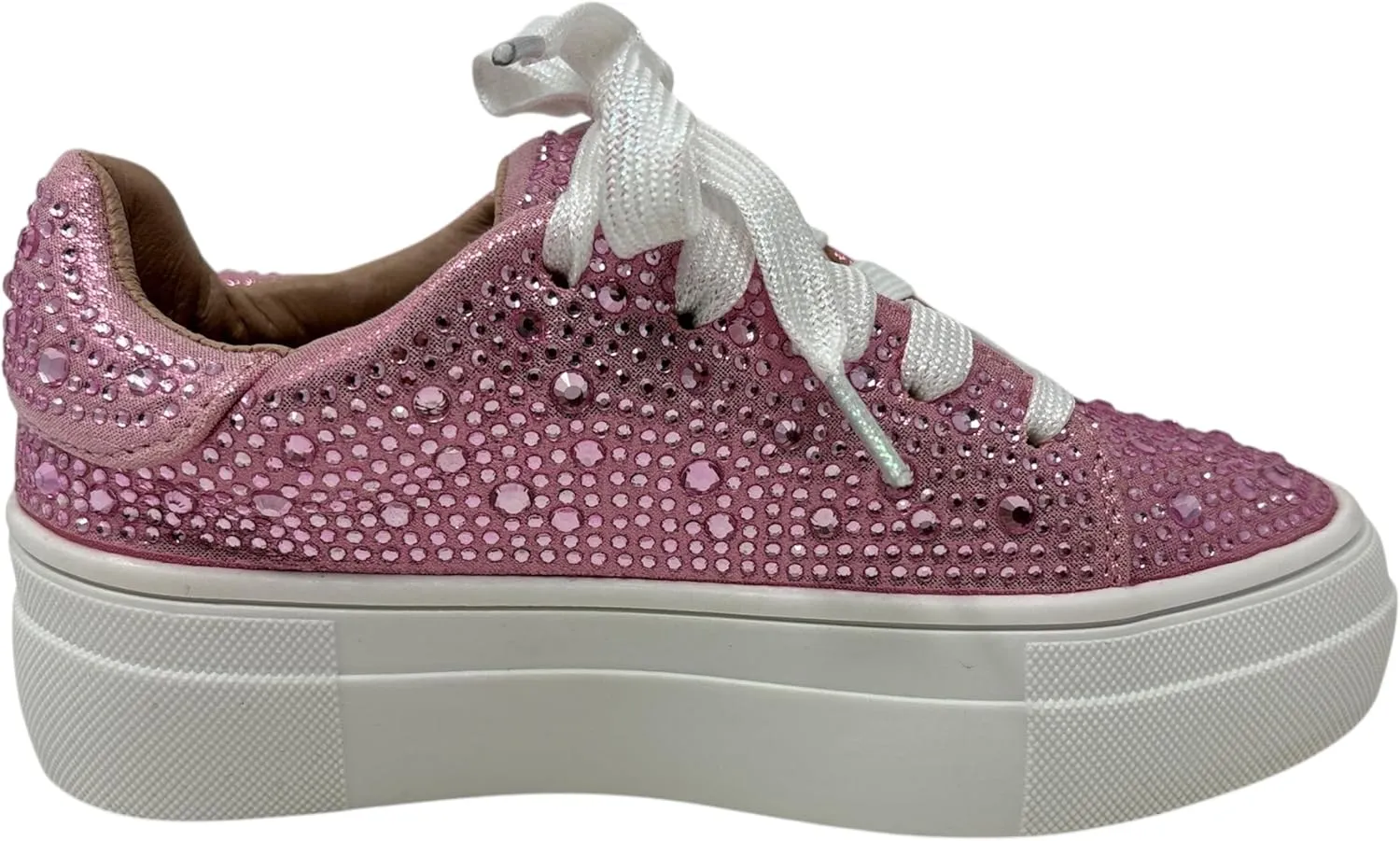 Girl's Rhinestone Flat Bling Fashion Tennis Sneakers Sidny Sneaker