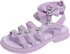 Girls Sandals Children Shoes High Top Flat Sandals Roman Sandals Big Children Summer Sandals Girls Slippers Size