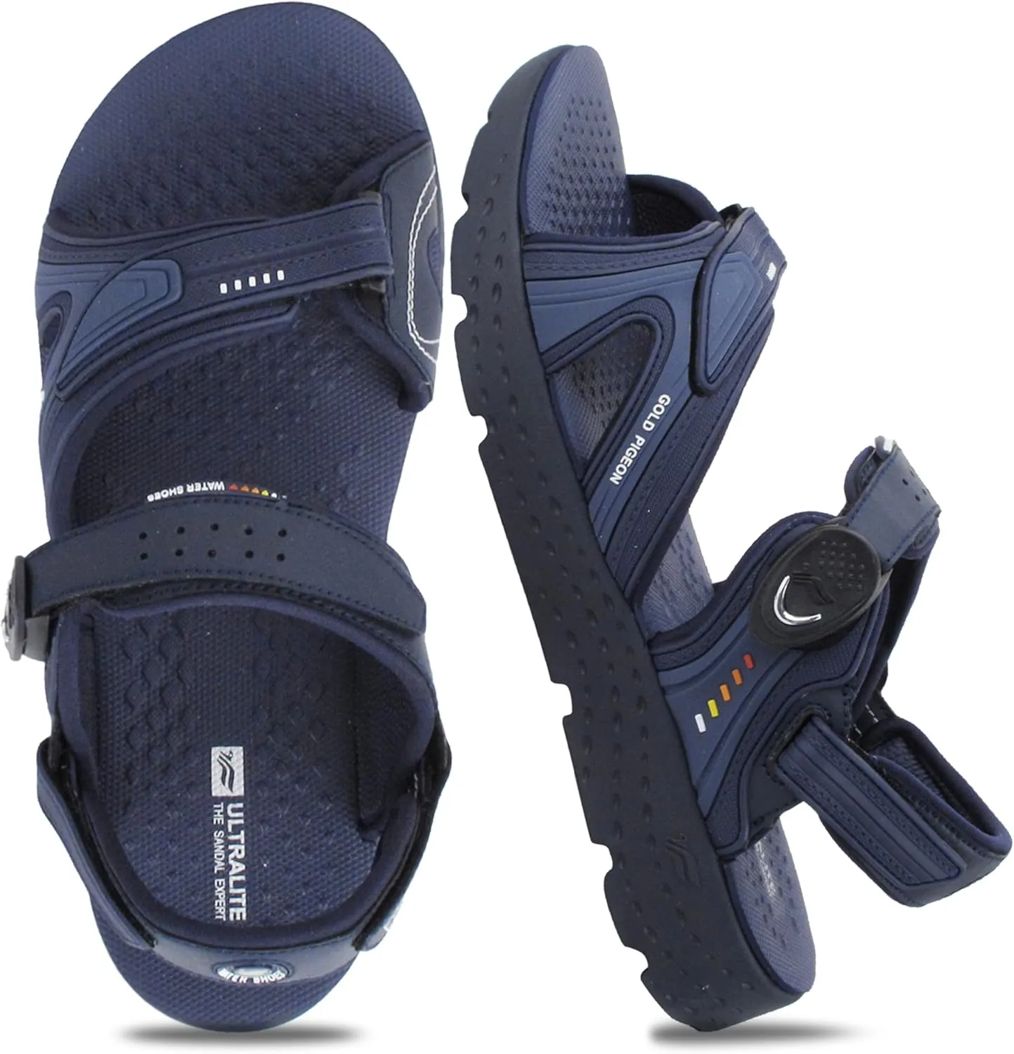 Gold Pigeon Shoes EVA Anti-Fatigue Thick Cushion Sandals Easy SNAP LOCK Closure