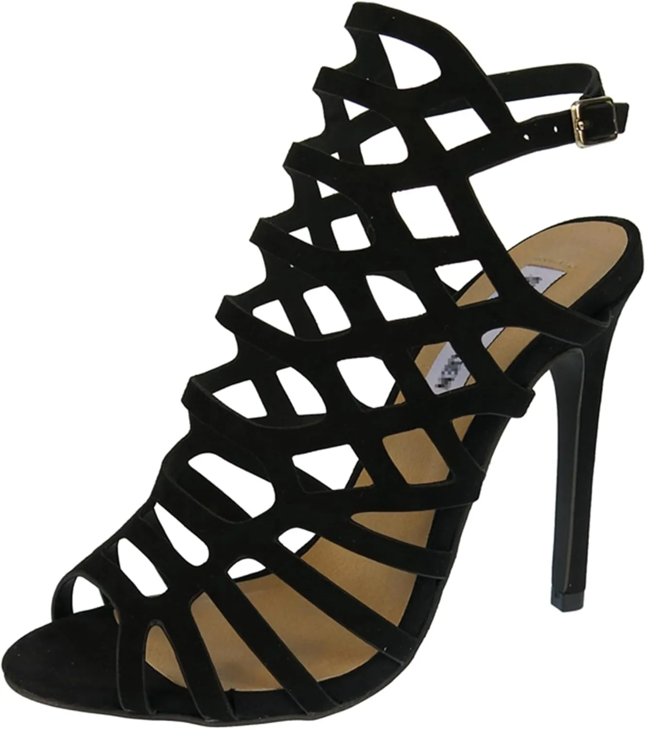 Hanfike Sexy Slingback High Heels Open Toe Evening Prom Formal Party Dressy Sandals