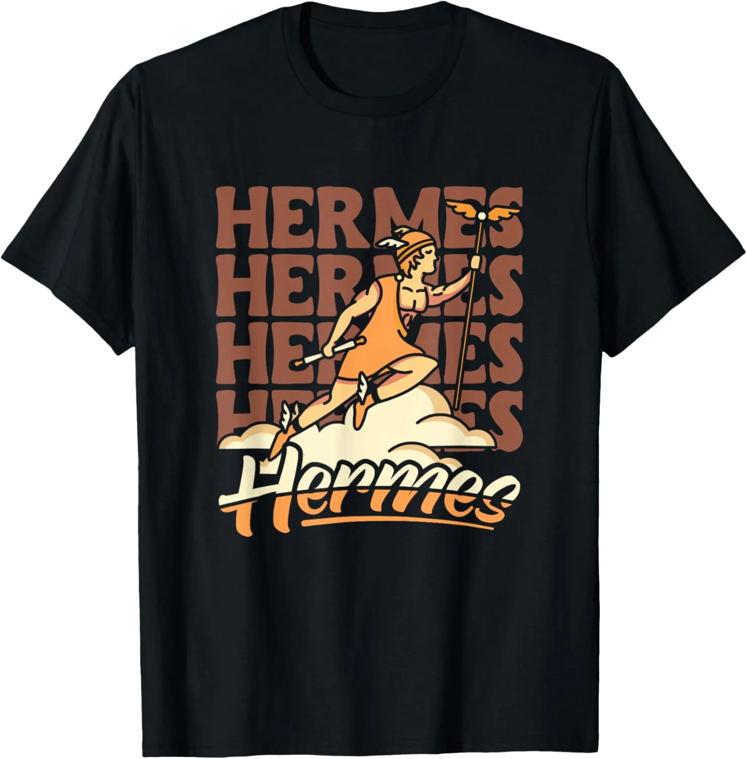 Hermes - The Swift-Footed Greek God of Commerce & Messages T-Shirt