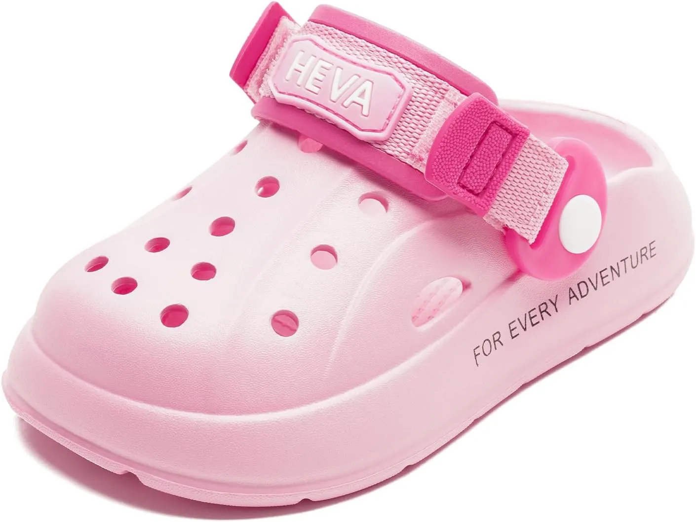 HEVA Boys Girls Garden Clogs Lightweight Beach Sandals Breathable Slip On Water Shoes for Toddler/Little Kids